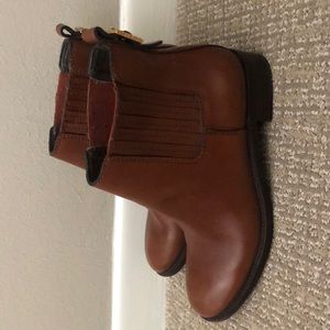 Tory Burch Booties. Brown. Size 6 1/2.